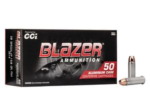 Blazer Aluminum .38Spl +P 158gr FMJ 50rd
