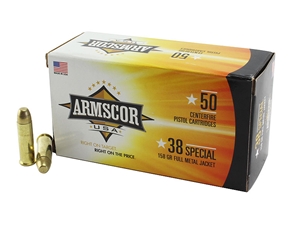 Armscor USA .38Spl 158gr FMJ 50rd