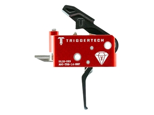 TriggerTech AR15 Diamond Two Stage Trigger, Flat