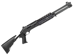 Benelli LE M4 Multirail Telescoping Stock 12GA 18.5" 8rd Shotgun, Black - LE ONLY