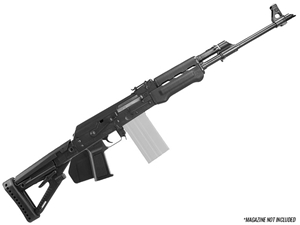 Zastava ZPAP M77 .308Win 19.7" Rifle, Black Polymer - CA Featureless