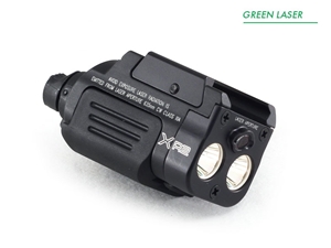 Surefire XR2 Compact Pistol Light/Green Laser - Black