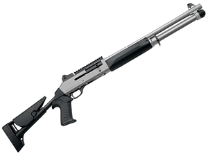 Benelli LE M4 H2O Tactical Telescoping Stock 12GA 18.5" 8rd Shotgun, Titanium - LE ONLY