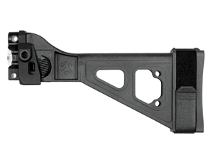 SB Tactical SBT5K MP5K Pistol Brace, Side Folding, Black