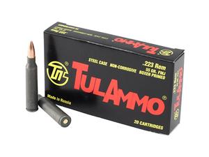 TulAmmo 223 Rem 55gr FMJ 20rd Steel Case
