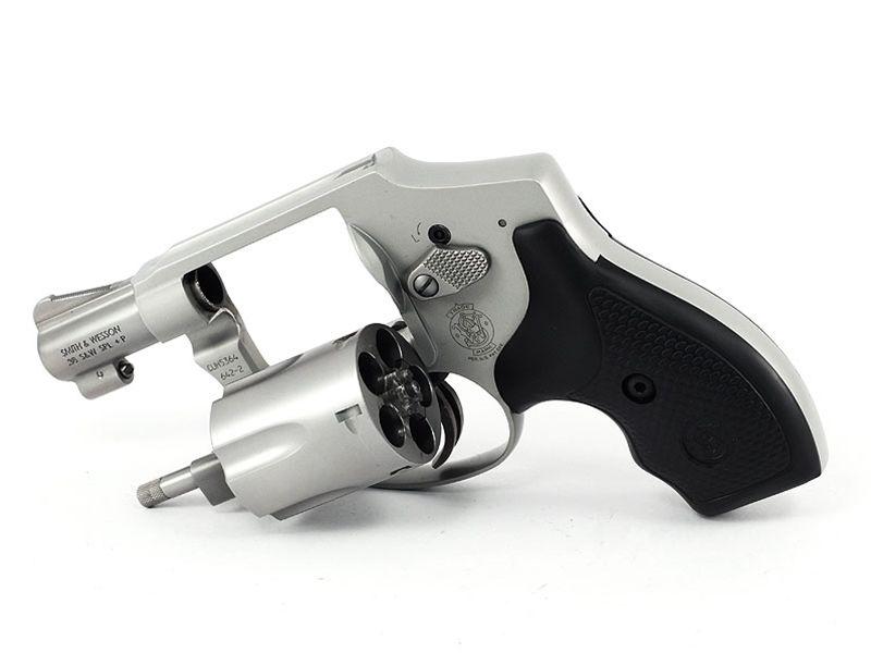 Gunners Firearms LLC  Smith & Wesson, Model 642, Small Revolver, 38  Special, 1.875 Barrel, Alloy Frame, Stainless Finish, Laser Grip, Fixed  Sights, 5Rd, No Internal Lock