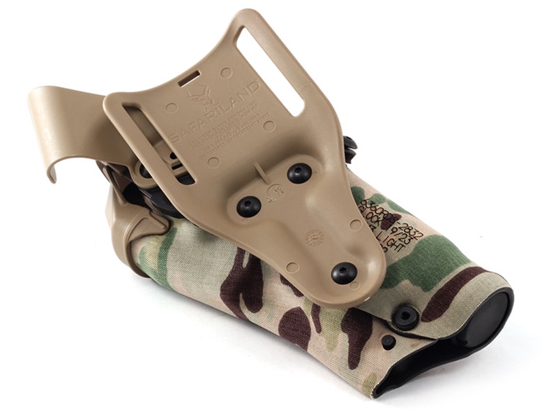Safariland Glock 19/23 RDS M3 LIGHT Left Hand Tactical Holster Multi Cam