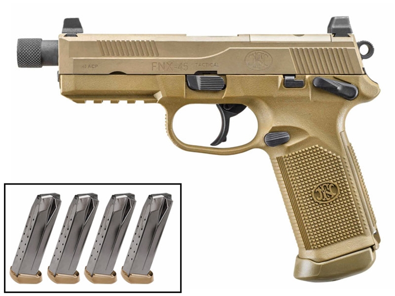 FNH FNX Tactical .45acp 5.3