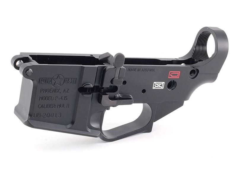 Pof P 415 Gen4 Billet Ambi Ar 15 Stripped Lower Receiver Black