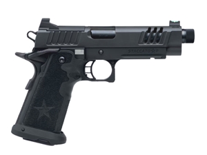 Staccato P OR 9mm 5" DLC 17rd Steel Frame Pistol w/ X Series Serrations & G2 Tac Grip TB