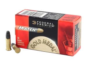 Federal Premium Gold Medal 22LR 40gr Match 50rd
